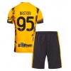 Inter Milan Alessandro Bastoni #95 Tredjedraktsett Barn 2024-25 Kortermet (+ korte bukser)